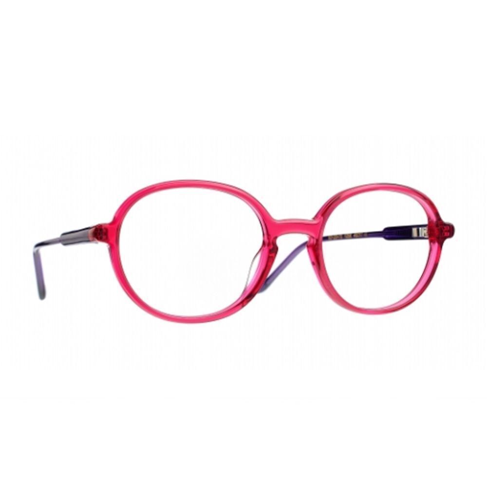 CAROLINE ABRAM 70 Translucent Pink Oval Sunglasses